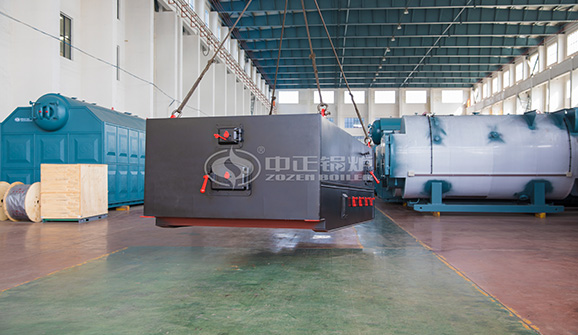 江西禾田新能源科技6噸WNS系列二回程燃?xì)庹羝仩t項目